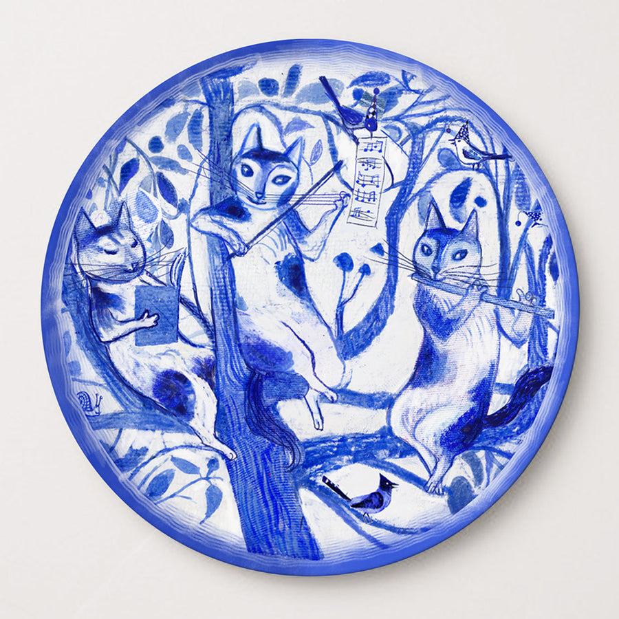 NEW - Whisker Violin Circular Serving Tray