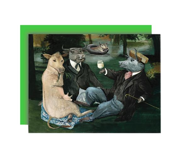 Museum Collection Boxed Notes - Cats & Cows Edition - Set of 8 Cards